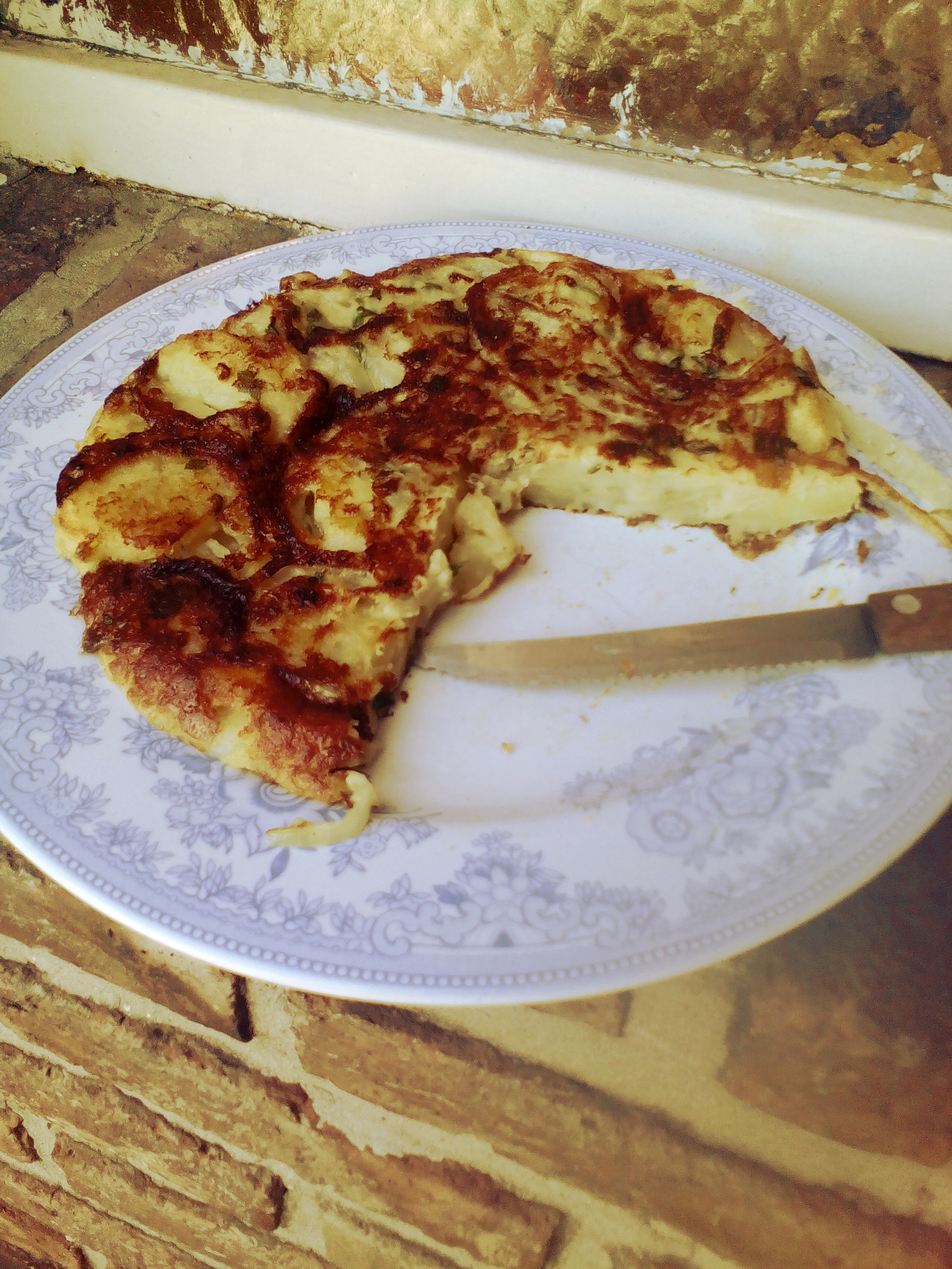 Tortilla de Patatas Vegana y Sin Gluten